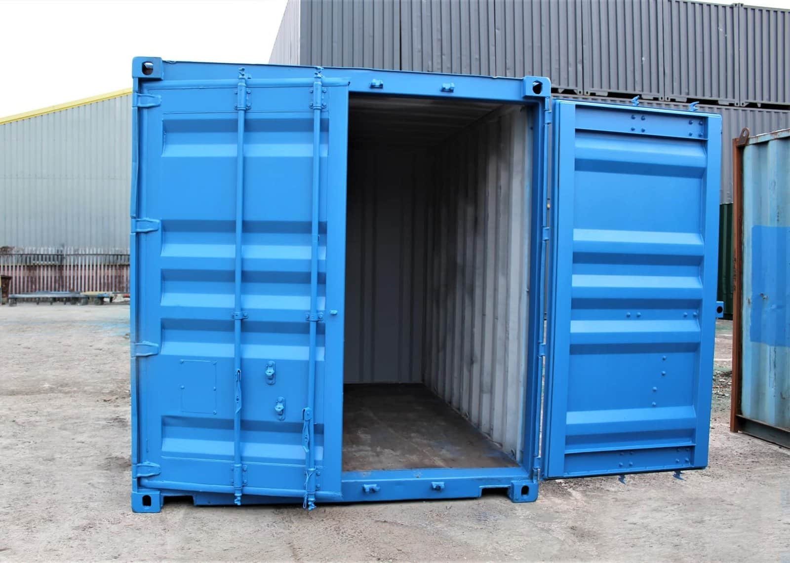 Used 10ft Cut Down Shipping Container &#8211; Wind & Watertight Steel Storage Unit 4