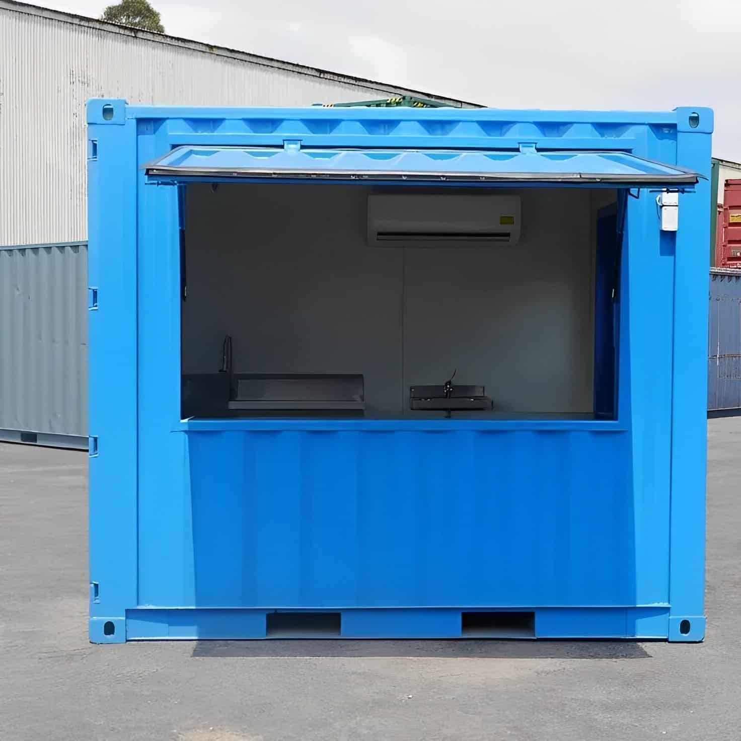10ft Custom Container Coffee Shop for Sale – Mobile Café, Fully Equipped 4