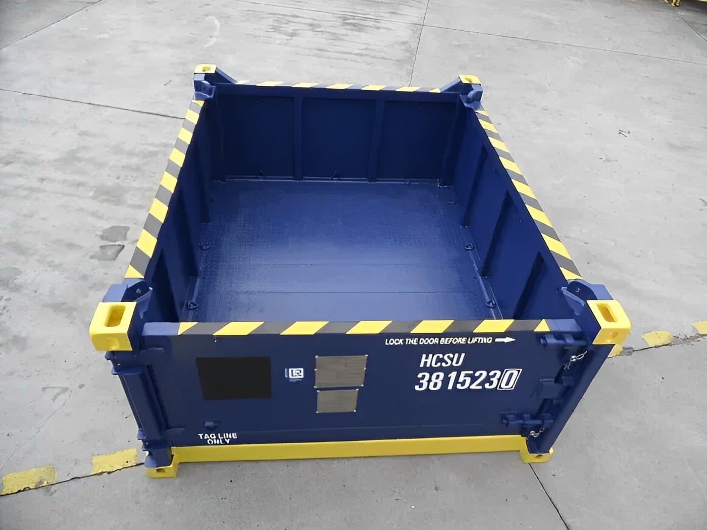 10ft DNV 2.7-1 Half-Height Open Top Container – Stackable, Corten Steel, Certified 5