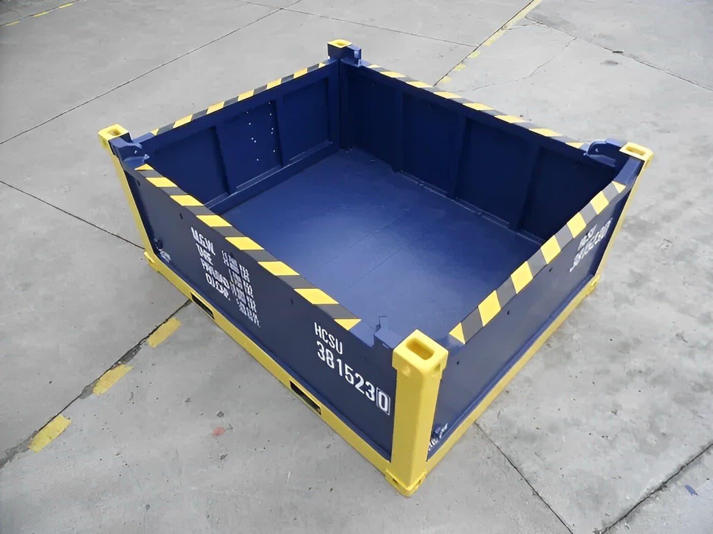 10ft DNV 2.7-1 Half-Height Open Top Container – Stackable, Corten Steel, Certified 6