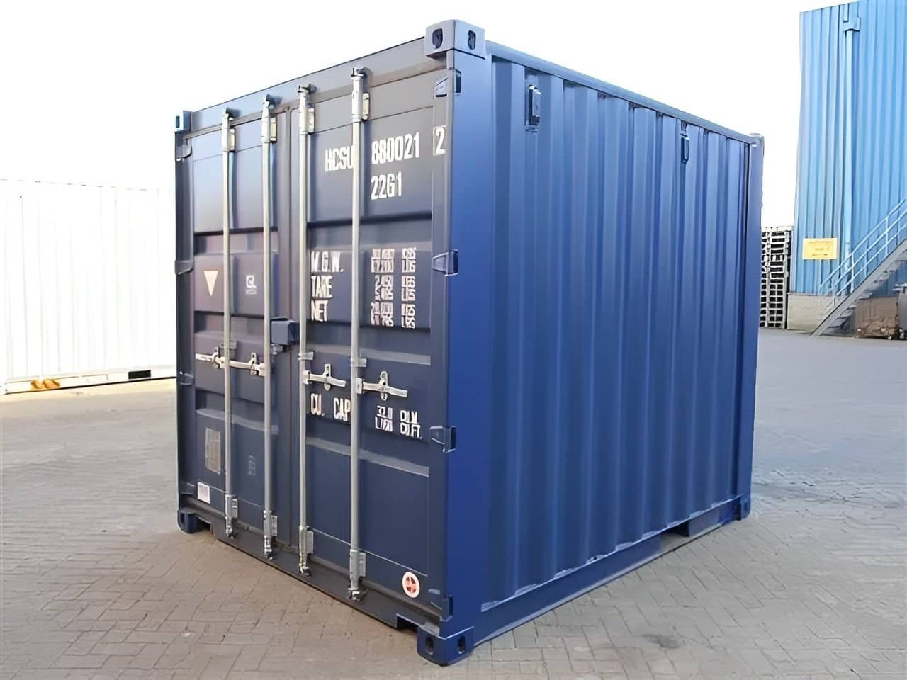 10ft Double Door Corten Steel Shipping Container – ISO & CSC Certified | Front & Rear Access 5