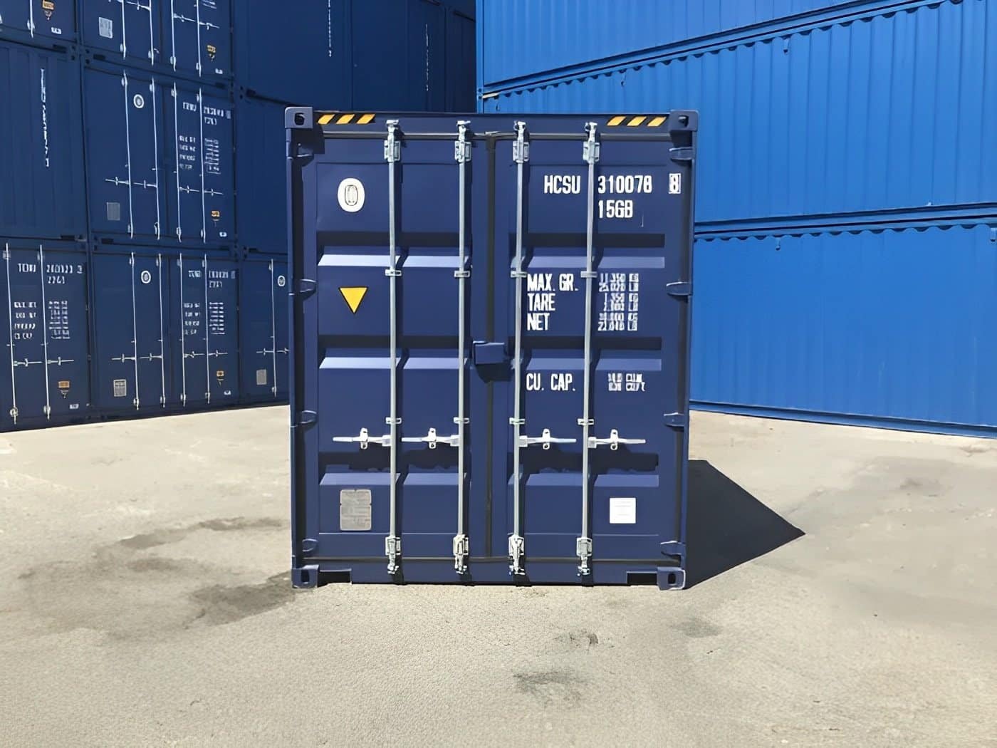 10ft High Cube Shipping Container – One Trip | Stackable & CSC Certified 2