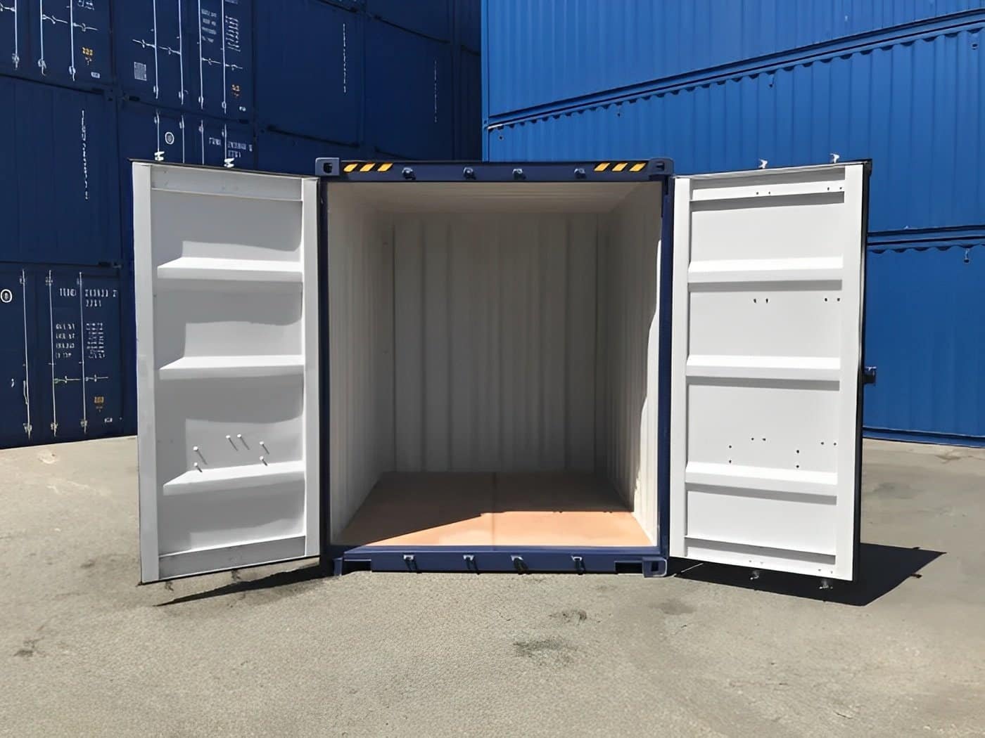 10ft High Cube Shipping Container – One Trip | Stackable & CSC Certified 3