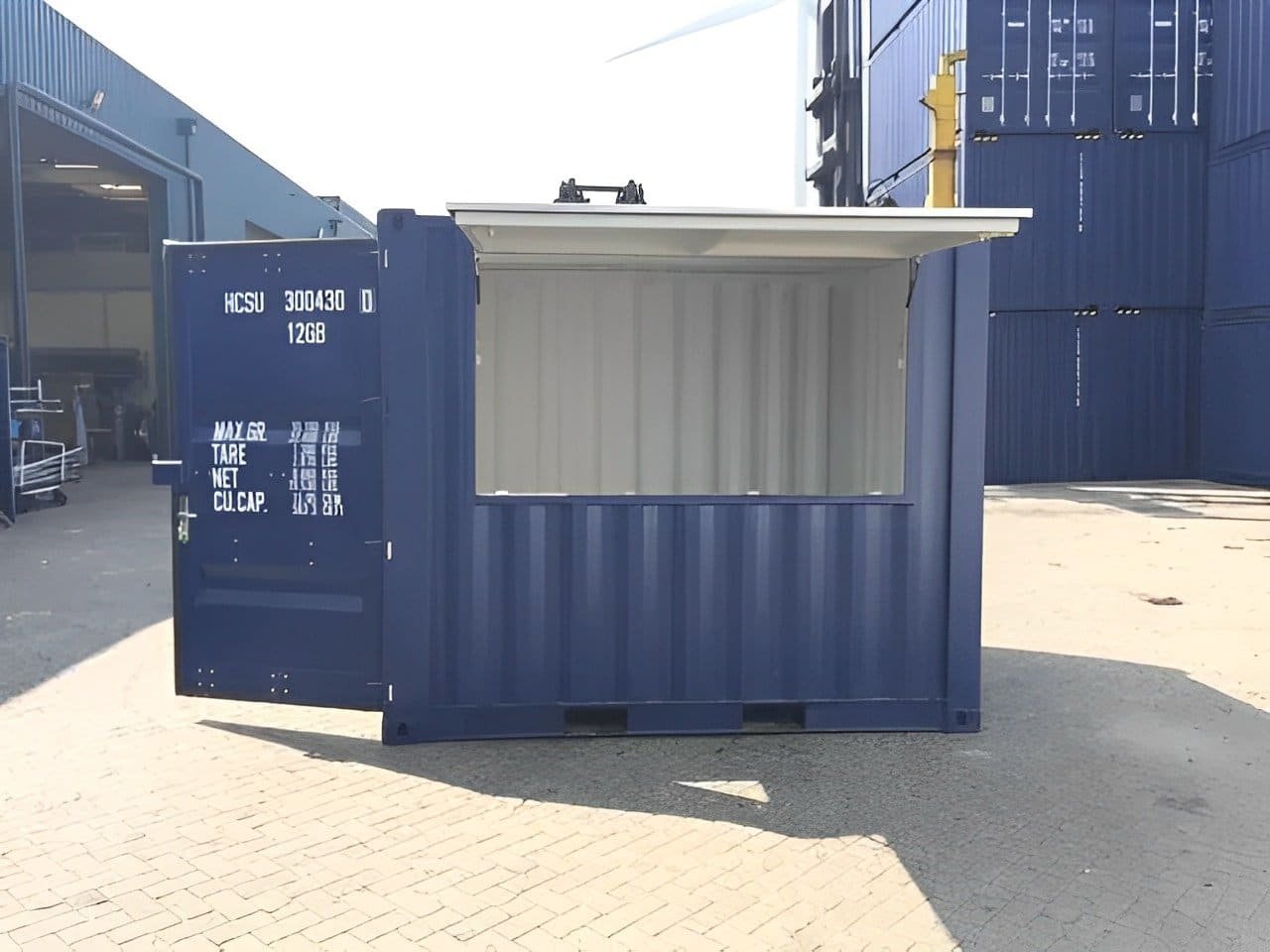 10ft Outdoor Bar Shipping Container – Event-Ready, Lockbox, Customizable, RAL Colors 2