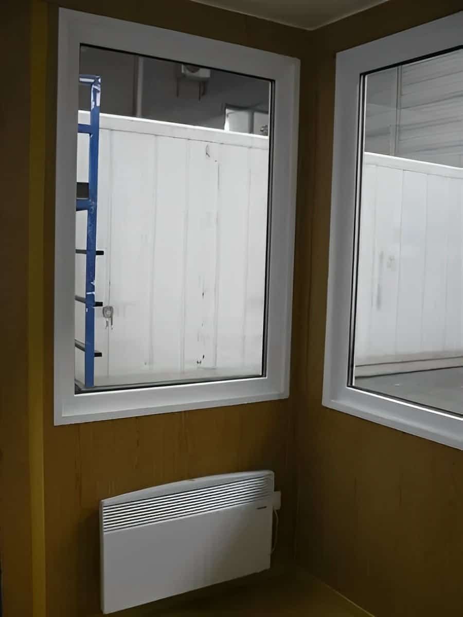 10ft Steel Observation Cabin – Full Glass Unit with Door & 4 Windows 2