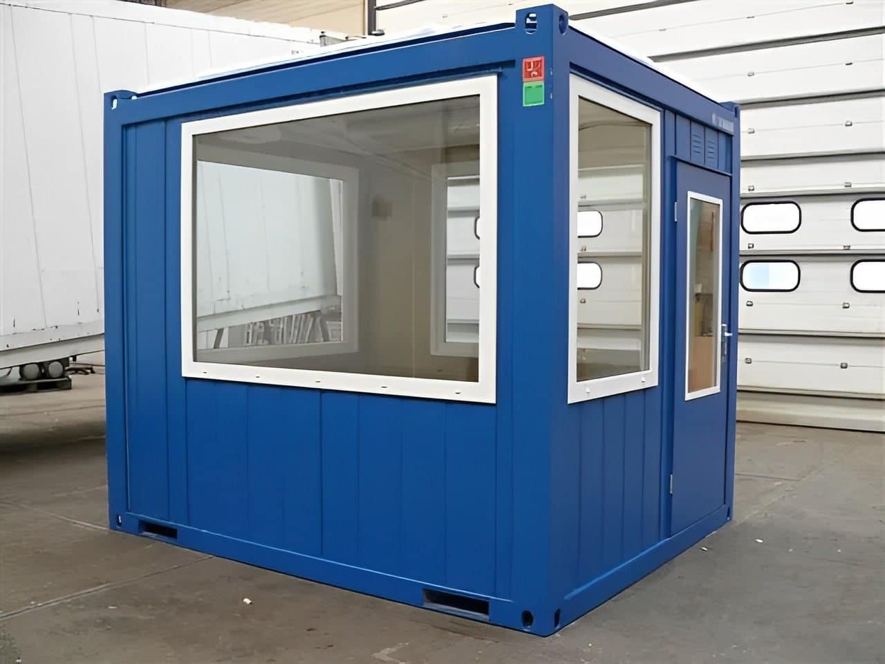 10ft Steel Observation Cabin – Full Glass Unit with Door & 4 Windows 3