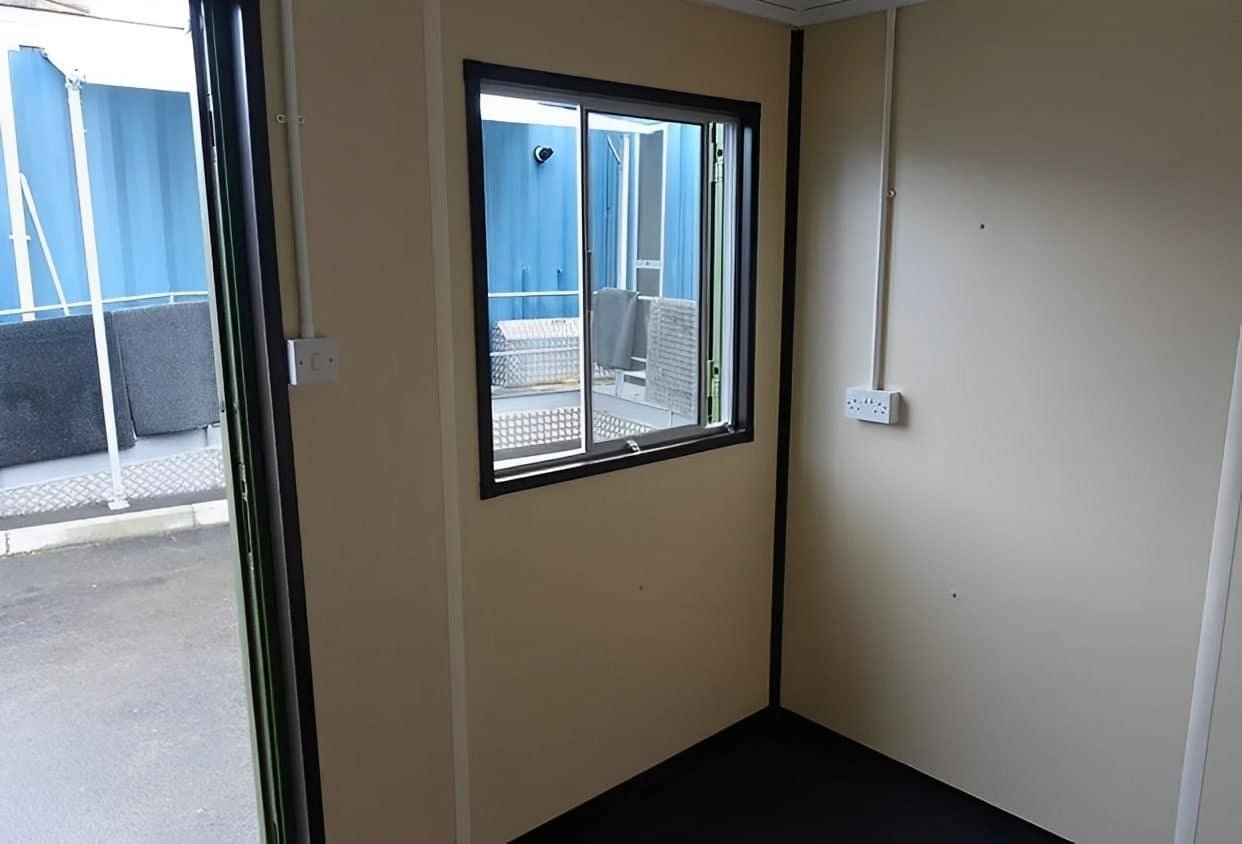 10ft Shipping Container Office – Portable Corten Steel Workspace Unit 4