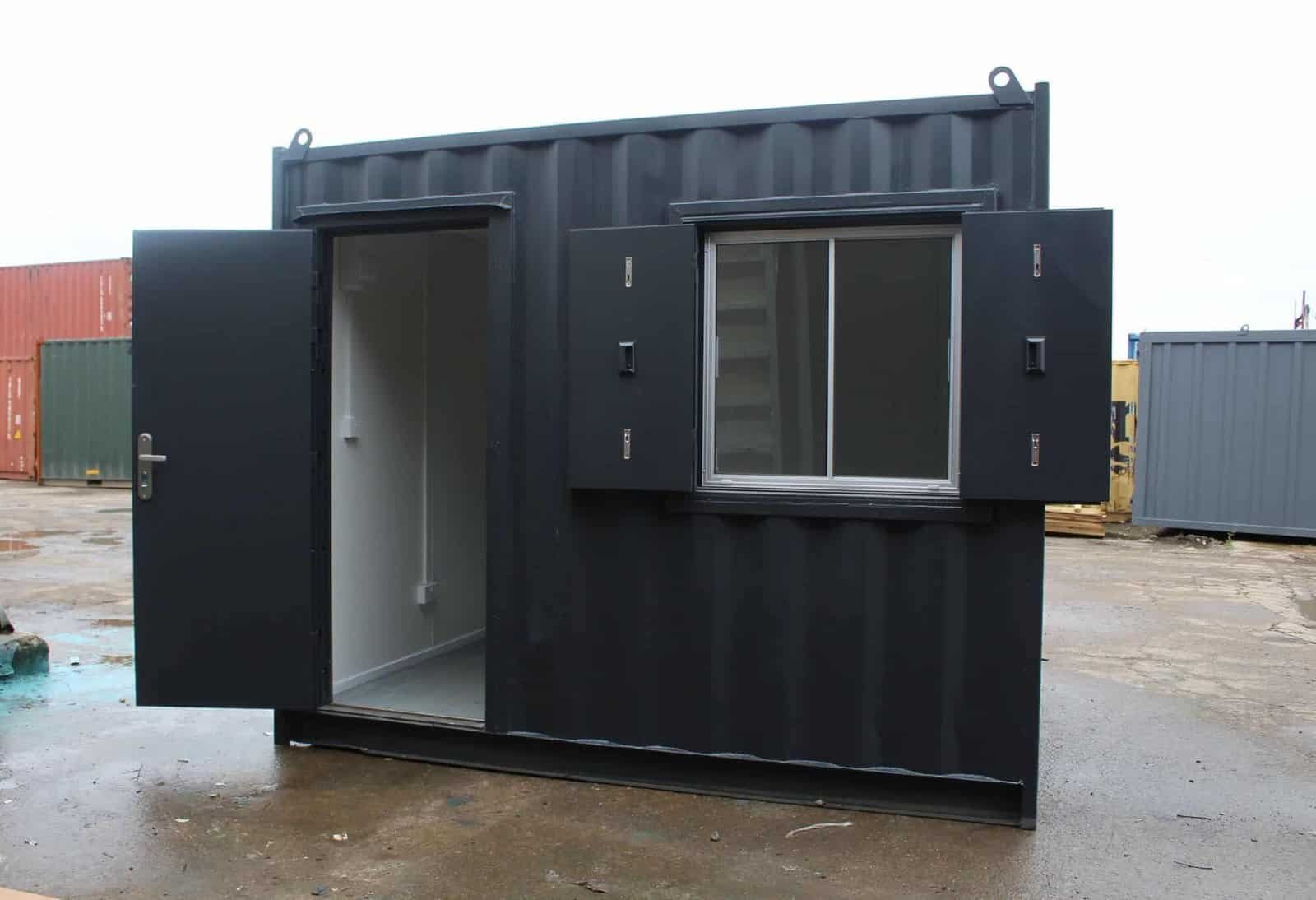 10ft Shipping Container Office – Portable Corten Steel Workspace Unit 6
