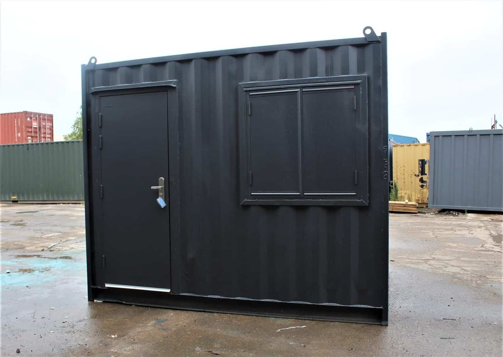 10ft Shipping Container Office – Portable Corten Steel Workspace Unit 7