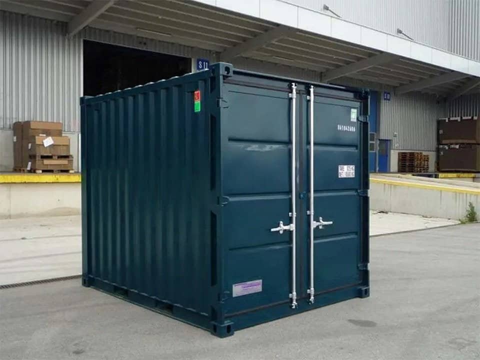 10ft x 8ft Cut Down Steel Storage Container – Used, Wind & Watertight 2