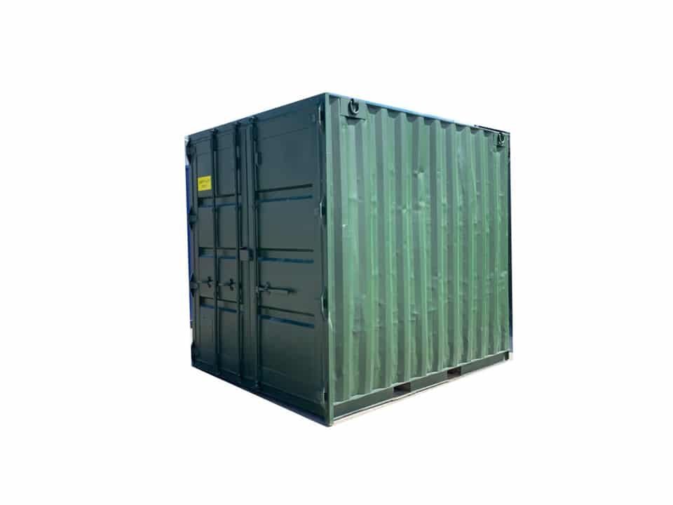 10ft x 8ft Cut Down Steel Storage Container – Used, Wind & Watertight 3