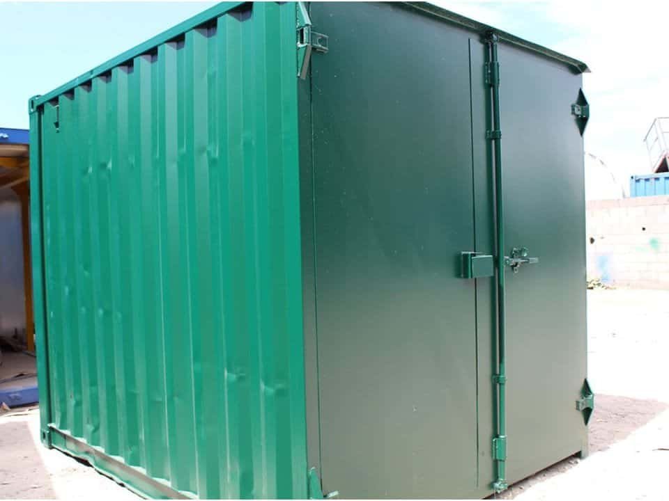 10ft x 8ft Cut Down Steel Storage Container – Used, Wind & Watertight 4