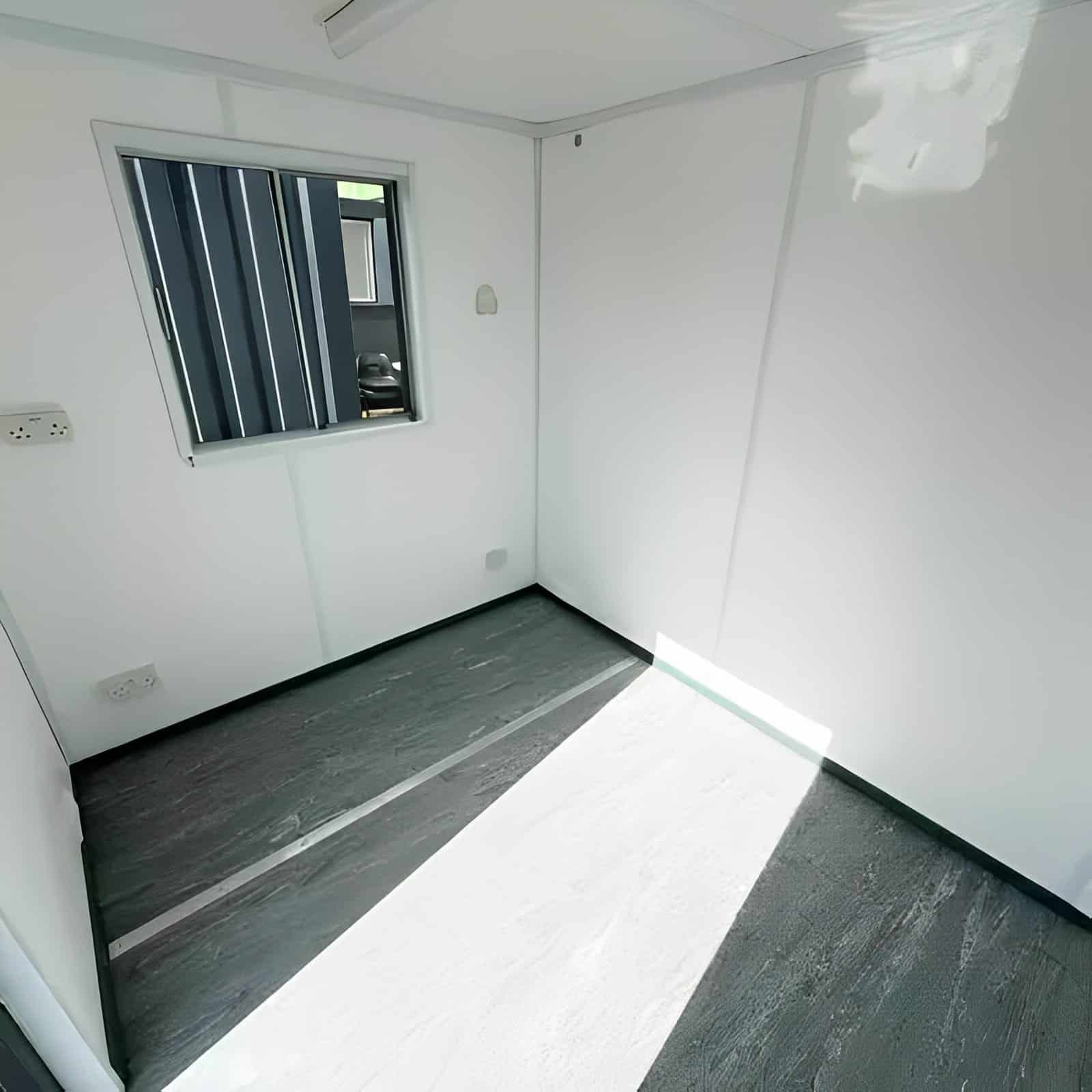 10ft x 8ft Portable Shipping Container Office – Anti-Vandal Steel Building 5