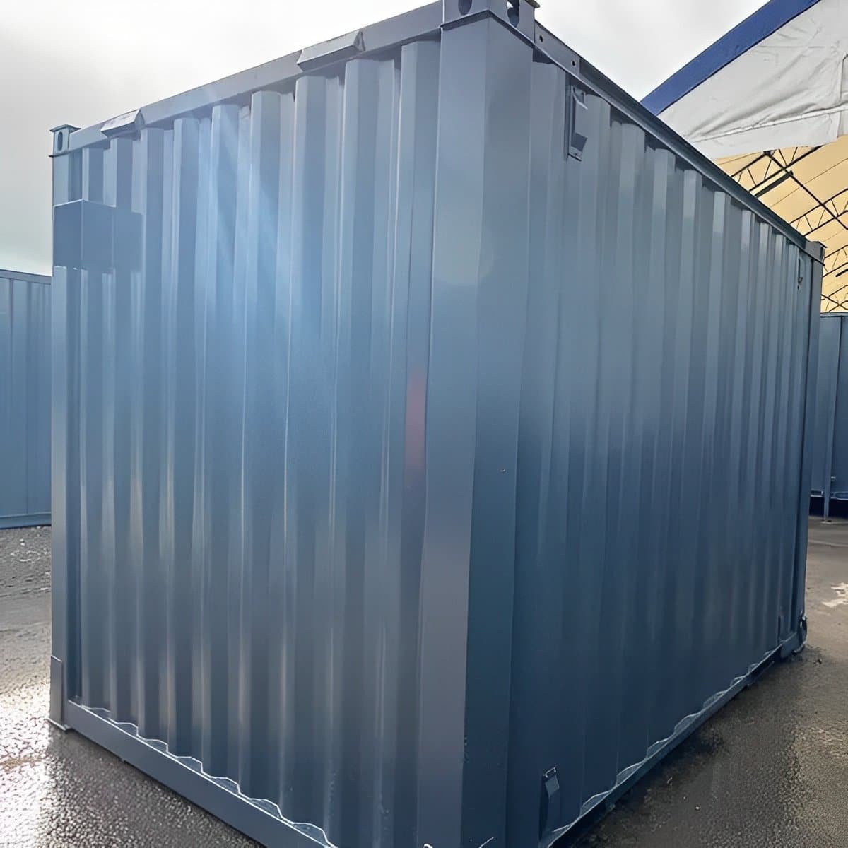 10ft x 8ft Portable Shipping Container Office – Anti-Vandal Steel Building 8