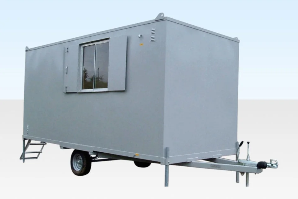 12Ft x 7Ft 6in Steel Mobile Anti-Vandal Office Cabin 3