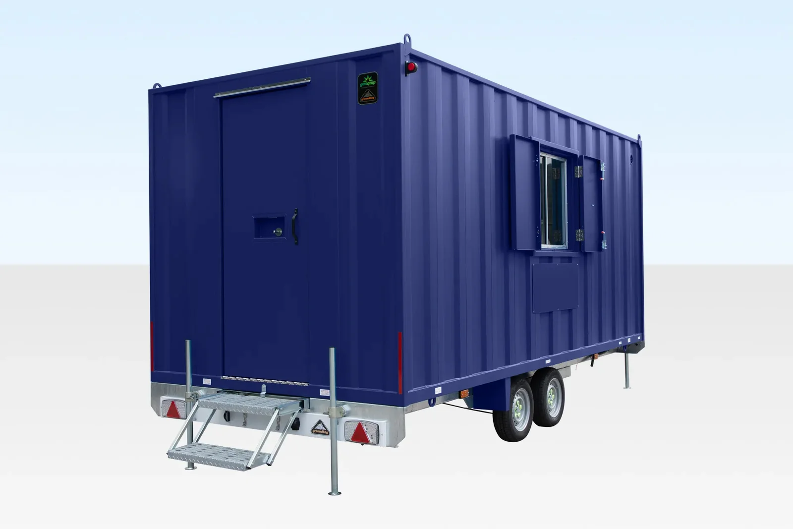 16Ft x 7Ft 6in Steel Mobile Anti-Vandal Office Cabin 2