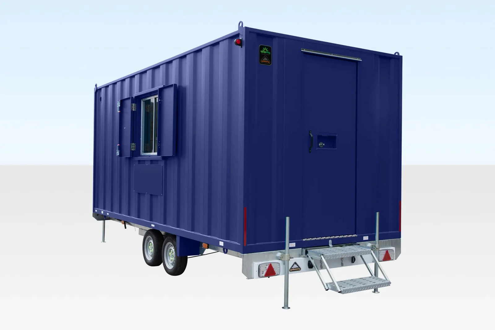 16Ft x 7Ft 6in Steel Mobile Anti-Vandal Office Cabin 3