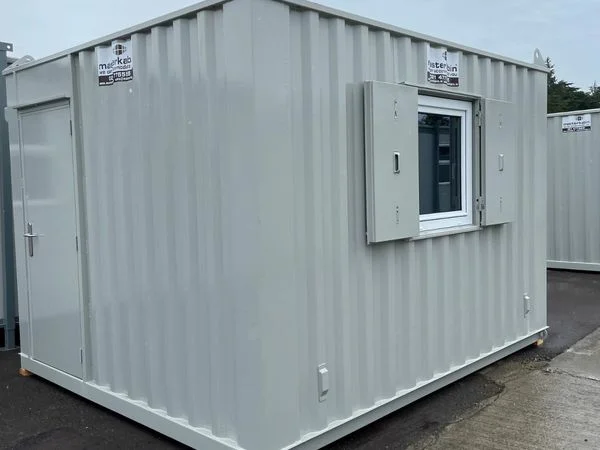 16Ft x 8Ft Steel Anti-Vandal Canteen Cabin 4