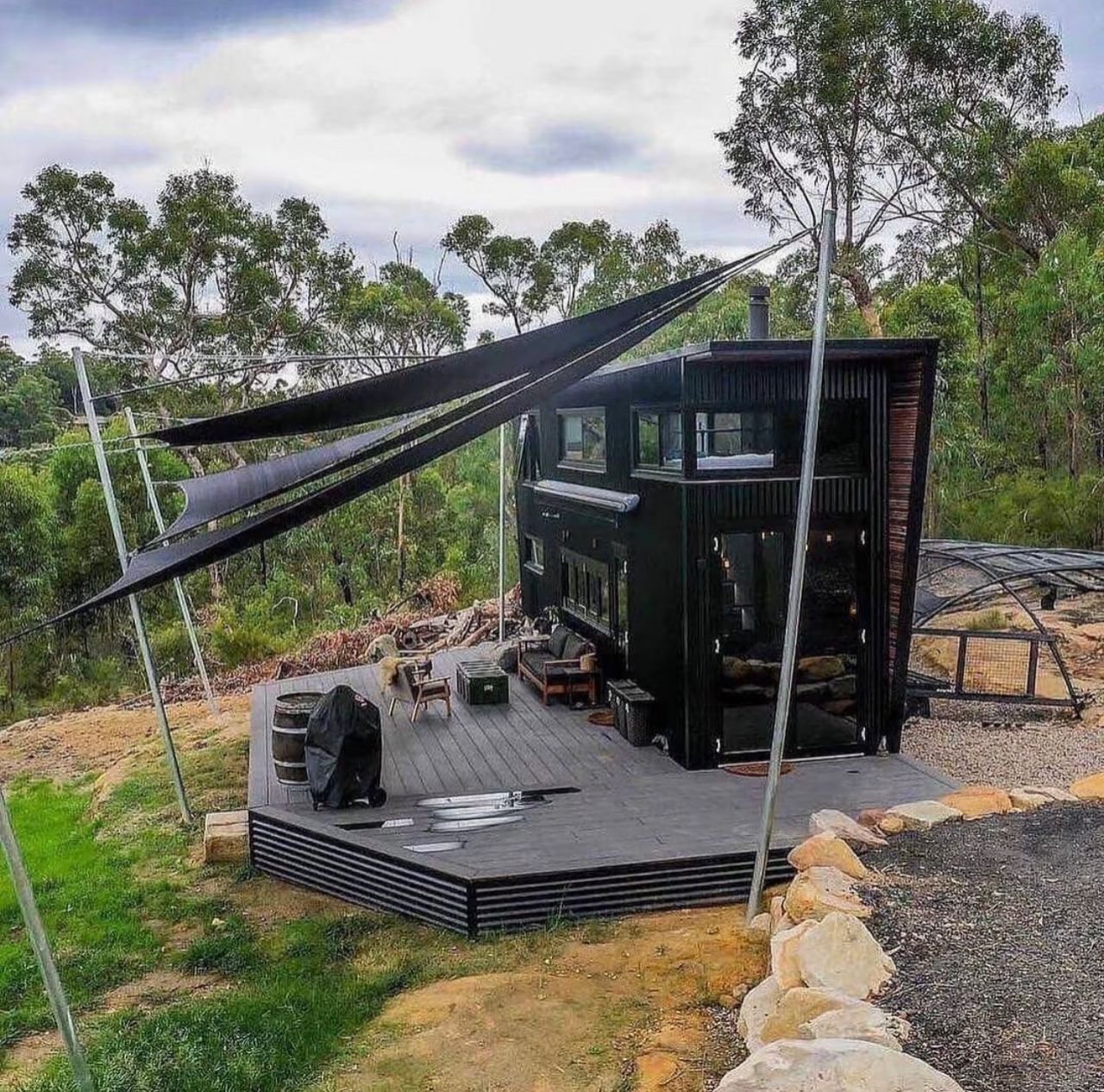 Luxury 1BHK Duplex Container Home with Spacious Outdoor Deck, Fully Furnished Modern Tiny House, Prefab Steel Family Home 2