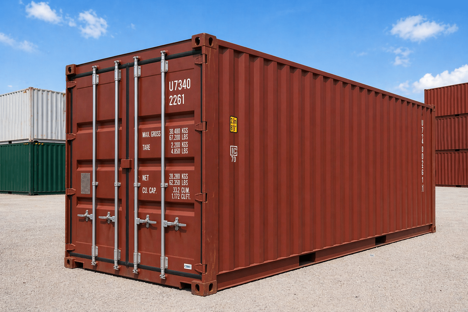20ft Standard Wind and Watertight Shipping Container for Sale 4