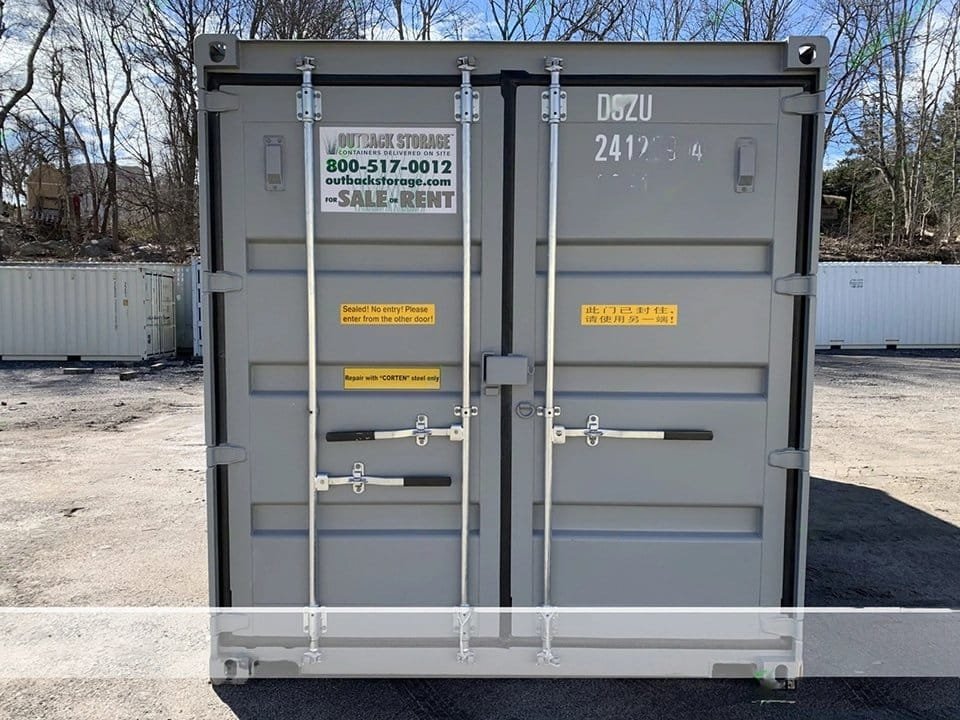 20′ x 8′ x 8.5′ Tall – New Double Door Shipping/Storage Container – Gray 3