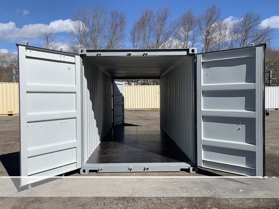 20′ x 8′ x 8.5′ Tall – New Double Door Shipping/Storage Container – Gray 4