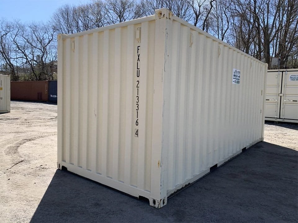 20′ x 8′ x 8.5′ Tall– New Shipping/Storage Container – Wind and Watertight – Beige 2