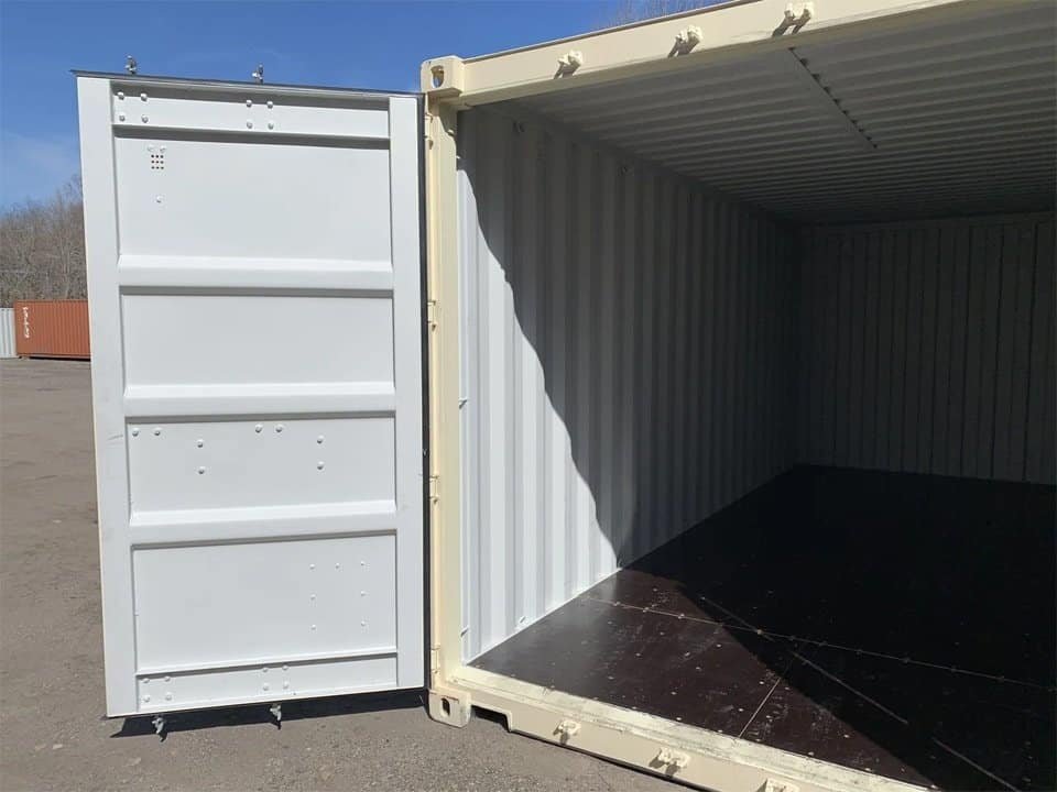 20′ x 8′ x 8.5′ Tall– New Shipping/Storage Container – Wind and Watertight – Beige 4