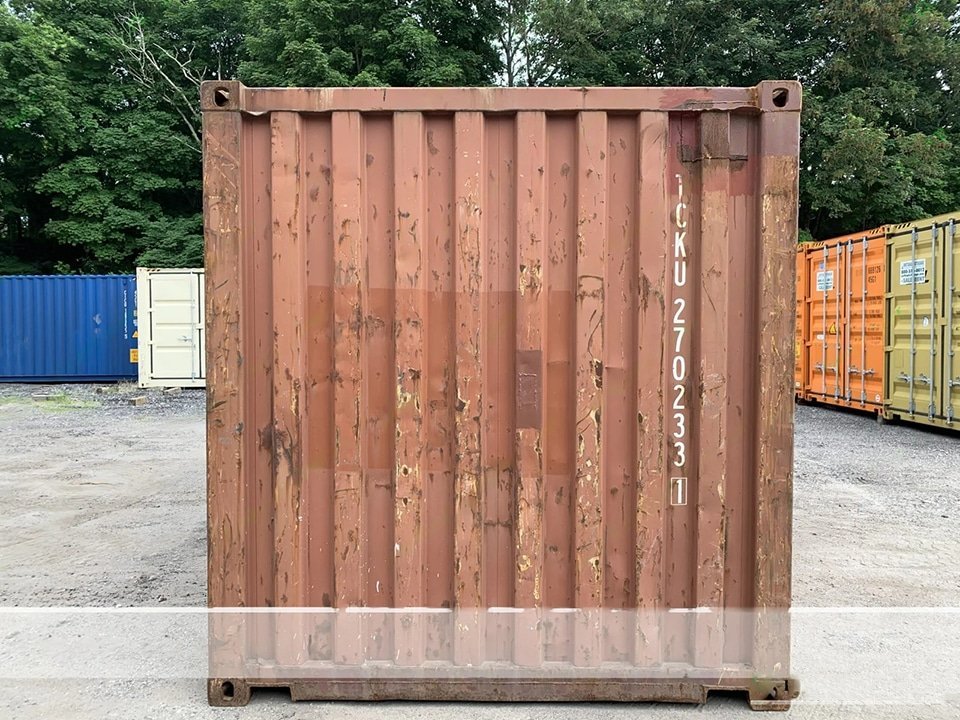 20′ x 8′ x 8.5′ Tall –Used Shipping / Storage Container-Wind and Watertight – BRICK 2