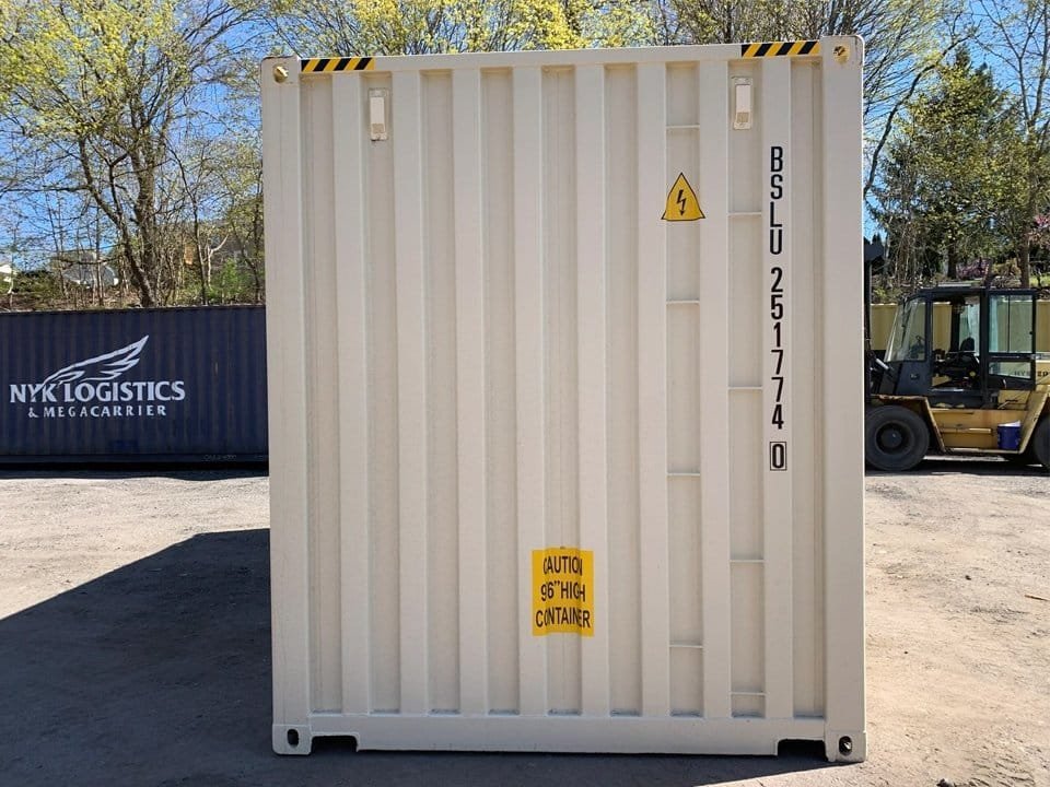20′ x 8′ x 9.5′ Tall– New High Cube Shipping/Storage Container – Wind and Watertight – Beige 2