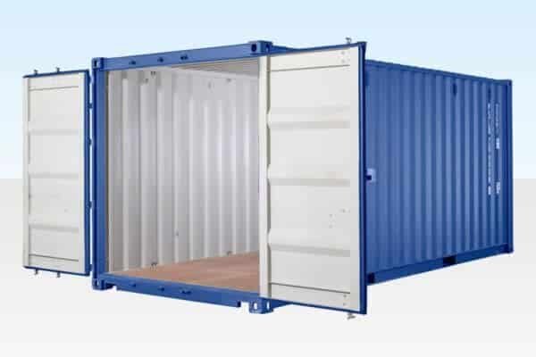 20ft Blue Shipping Container – One Trip | Secure Steel Storage, ISO Standard 2