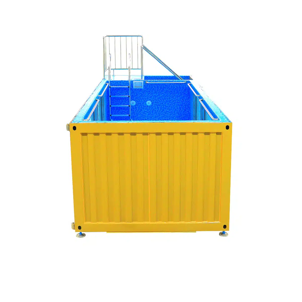 20ft Luxury Container Swimming Pool with Glass Viewing Panel 4