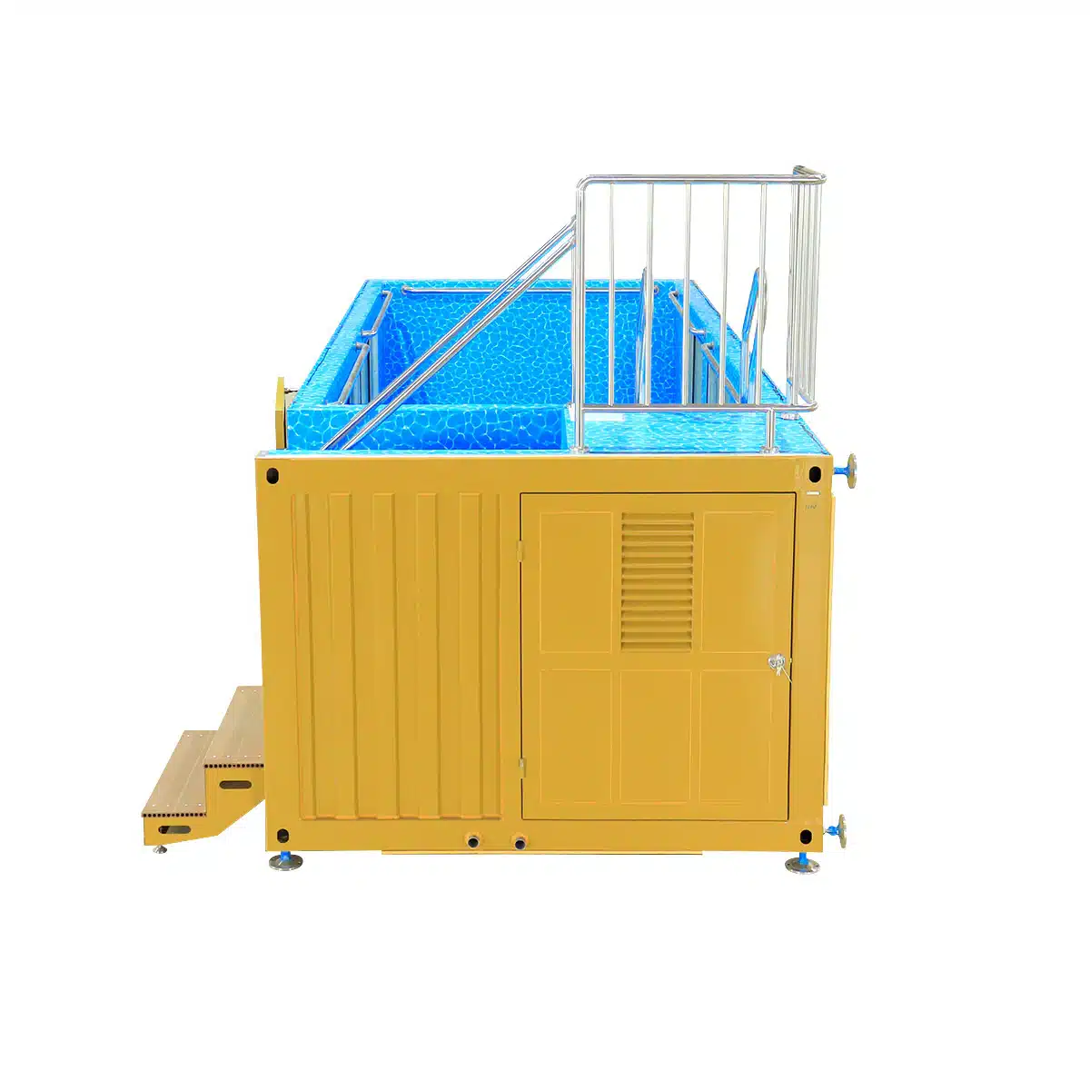 20ft Luxury Container Swimming Pool with Glass Viewing Panel 8