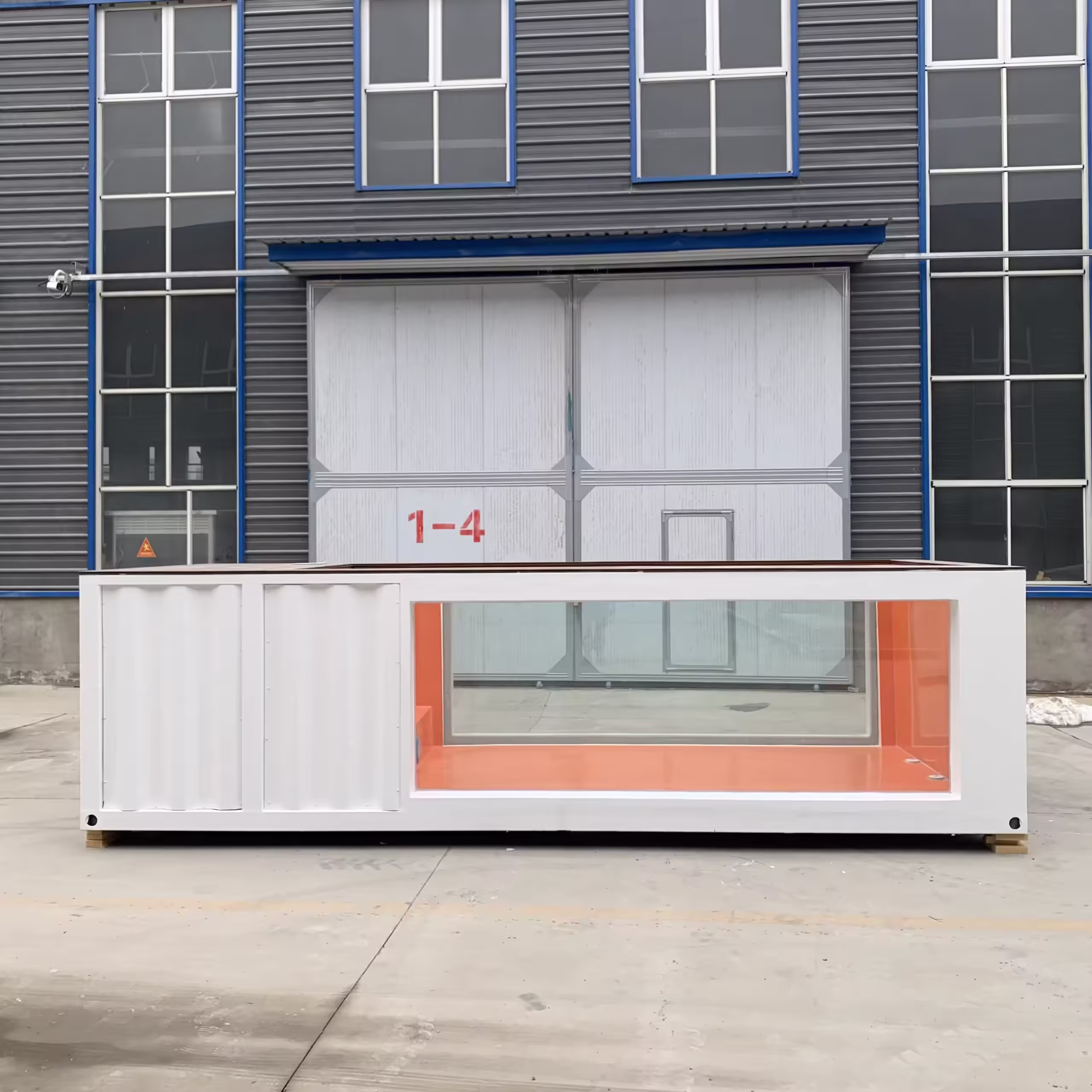 20ft Container Swimming Pool With Fiber Glass Window 2