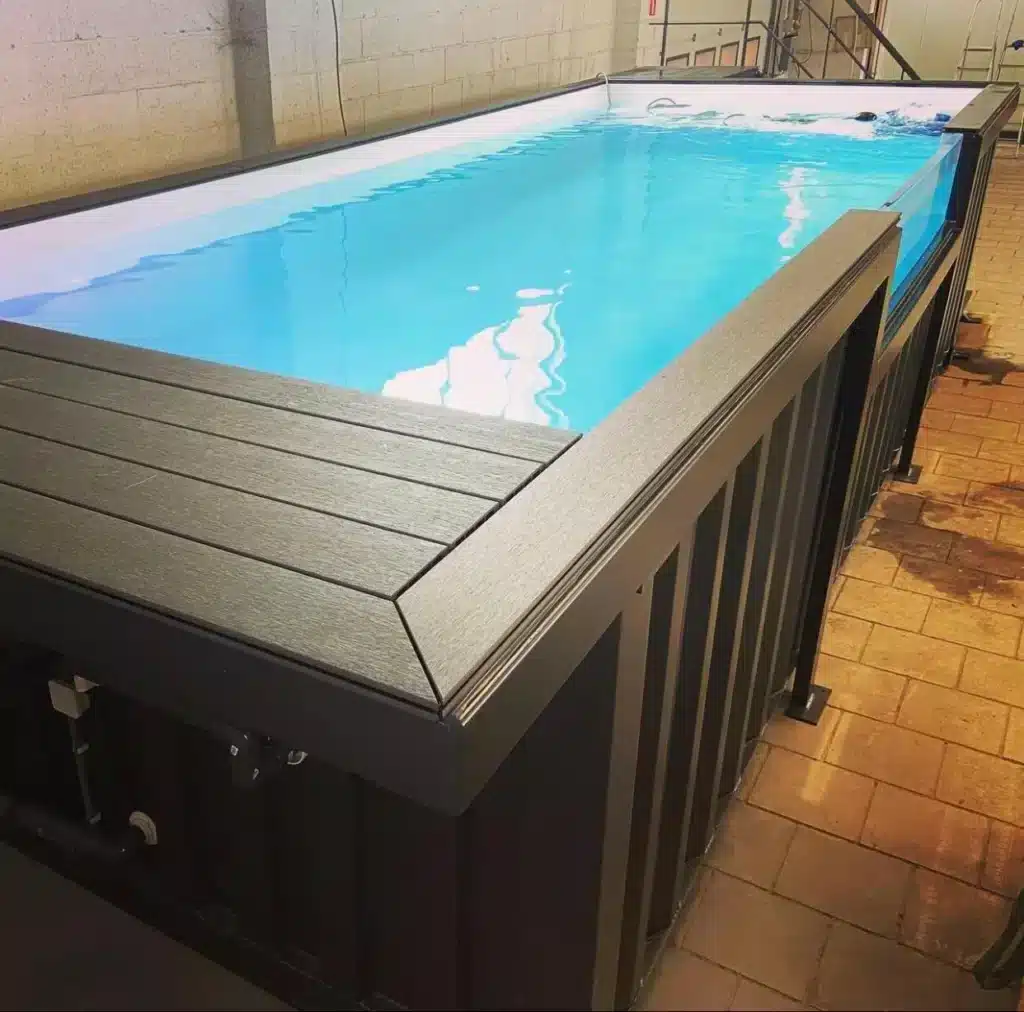 20ft Container Swimming Pool – Steel Container Pool with Filtration System 3