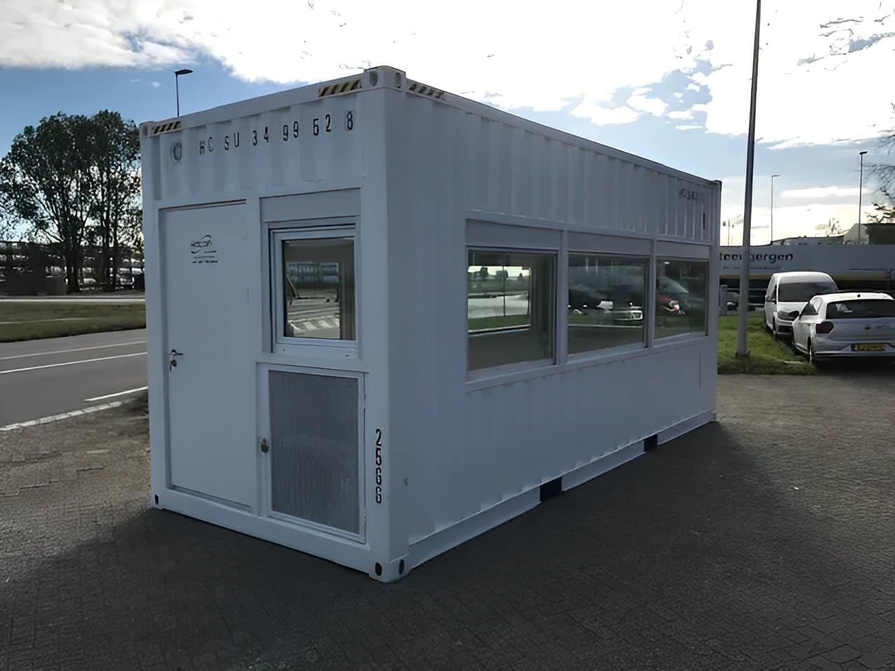 20ft High Cube Fixed Glazing Observation Shipping Container 3