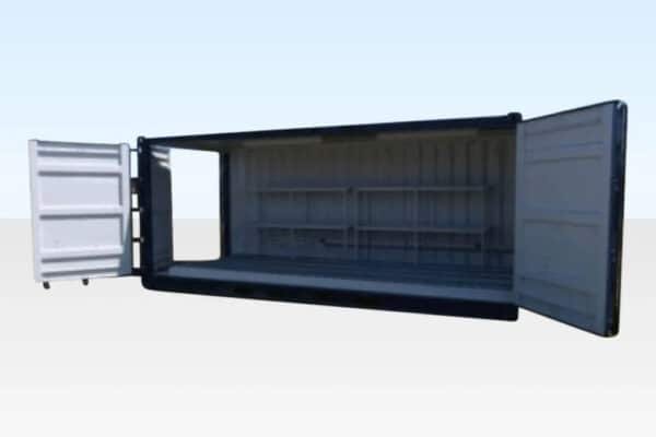 20ft Open Side Bunded Shipping Container with Mesh Floor – Heavy Duty Hazardous Storage 3
