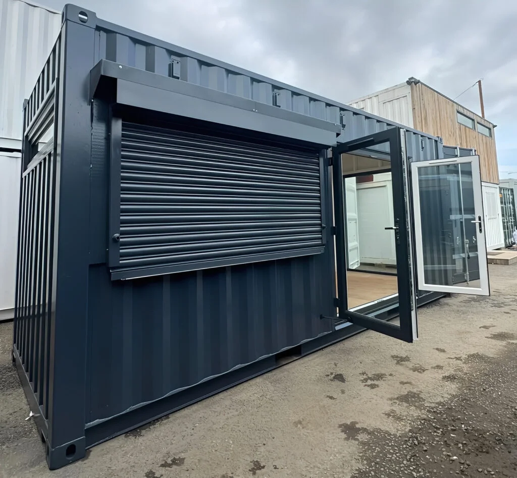 20ft x 8ft Custom Shipping Container Conversion – Portable Building 3