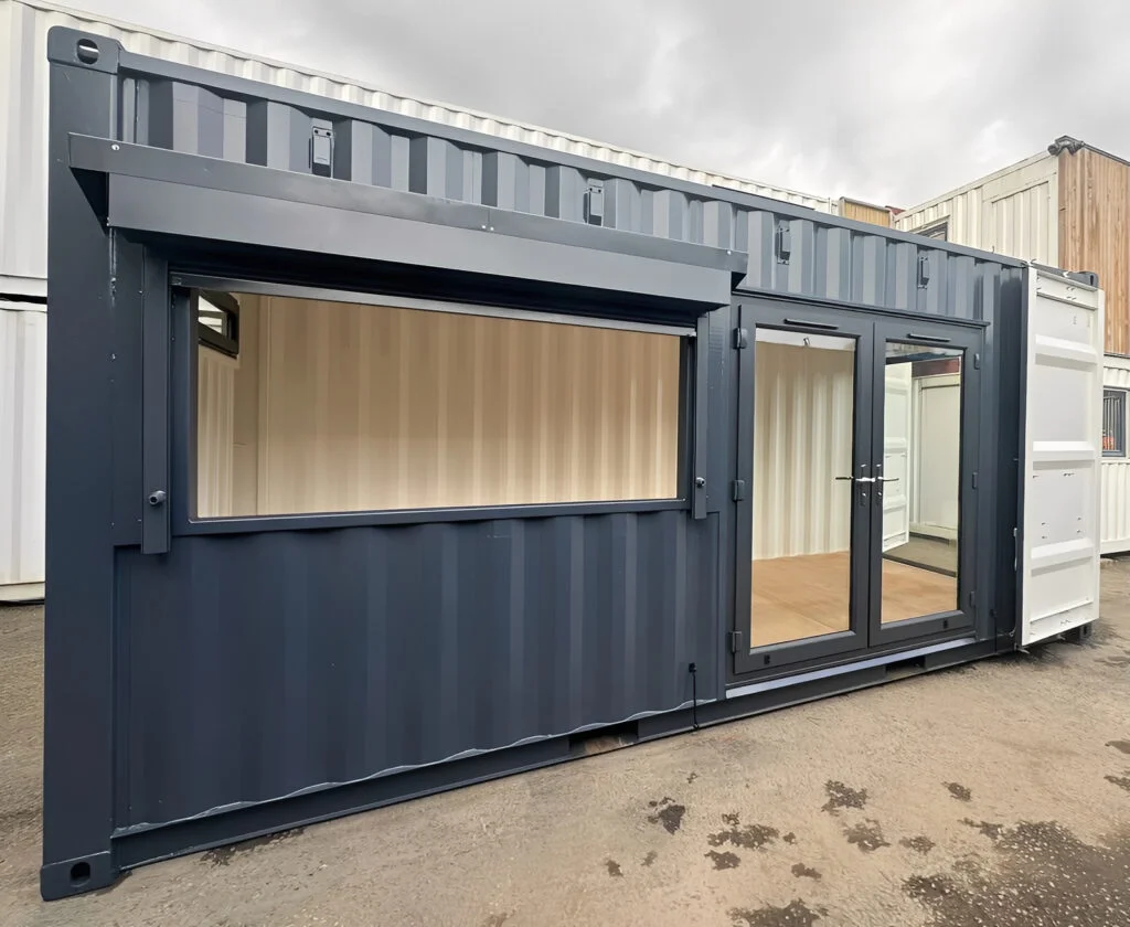 20ft x 8ft Custom Shipping Container Conversion – Portable Building 4