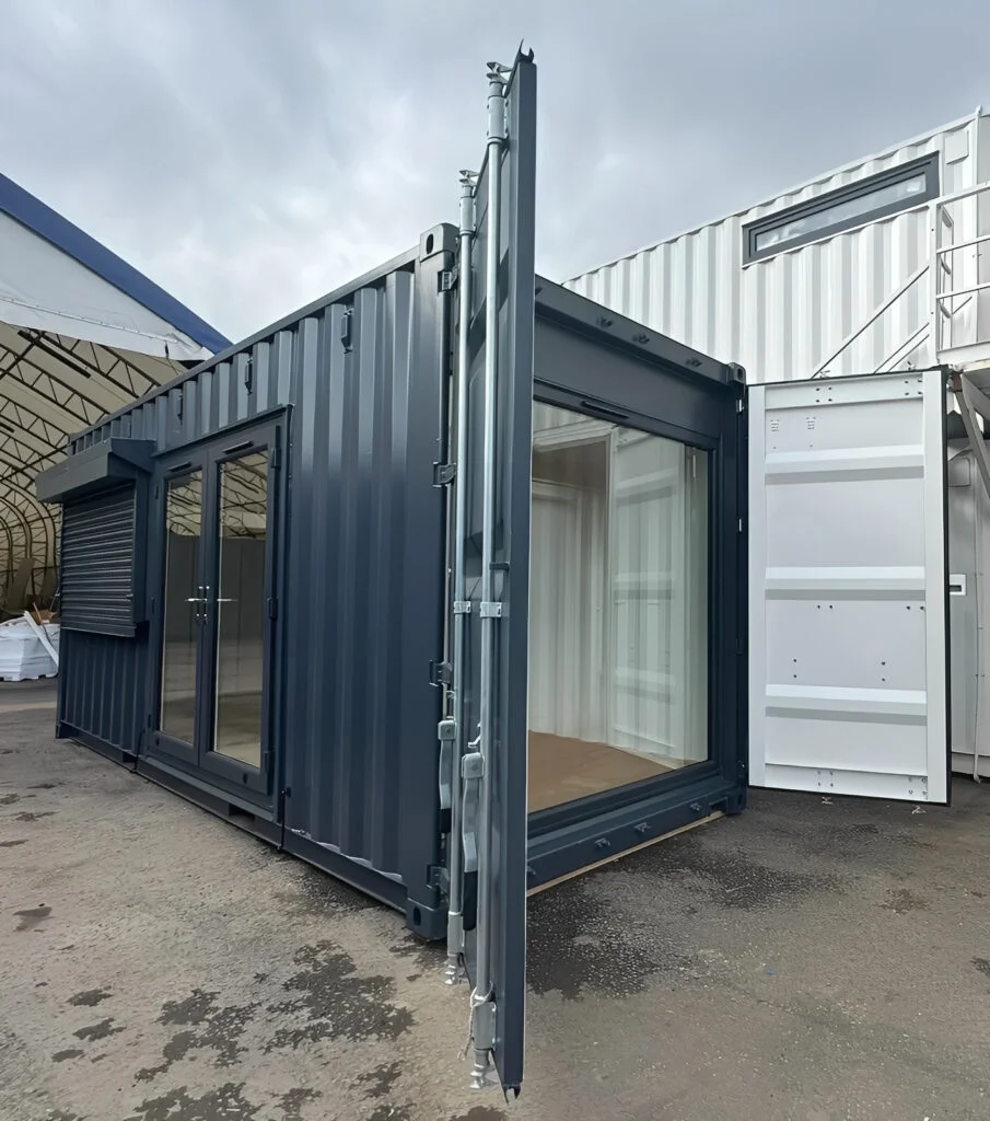 20ft x 8ft Custom Shipping Container Conversion – Portable Building 6