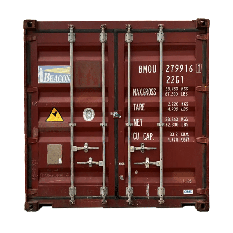 20ft Used Cargo-Worthy Shipping Container for Sale – Dry Van 2