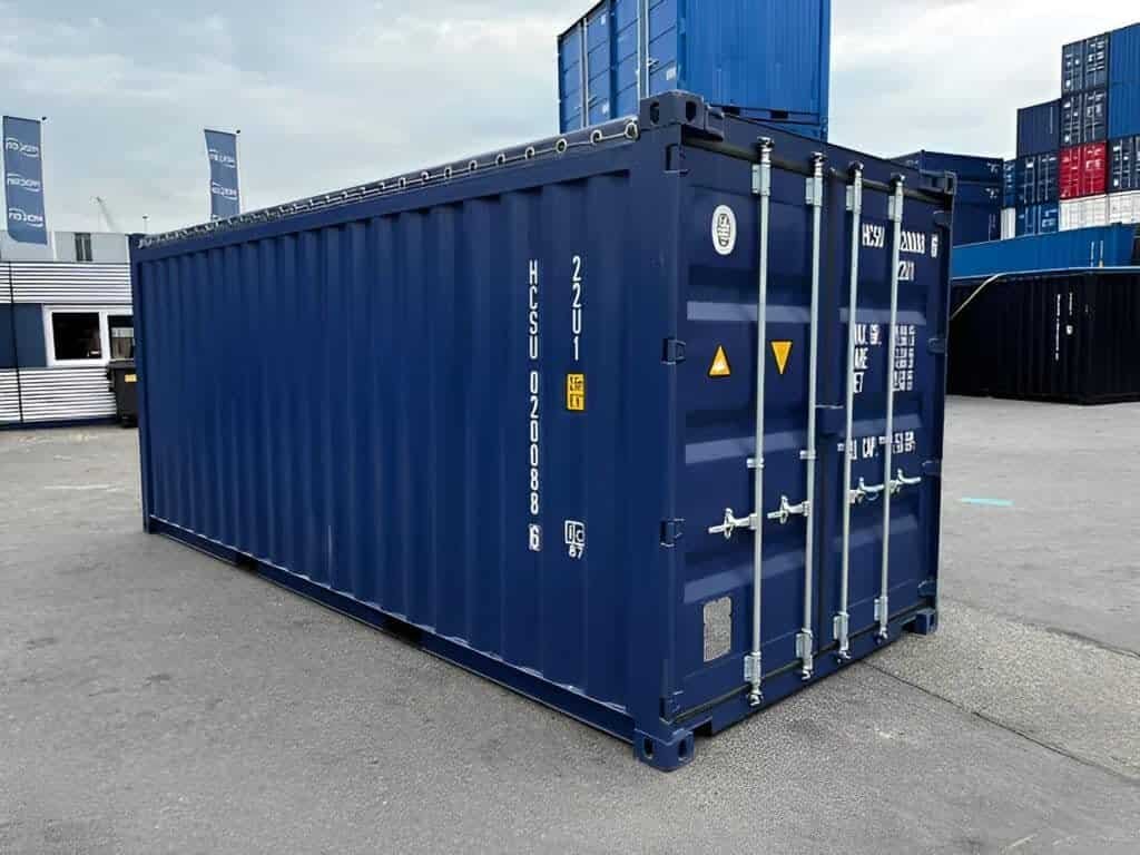 20ft x 8ft Used Shipping Container Open Top 3