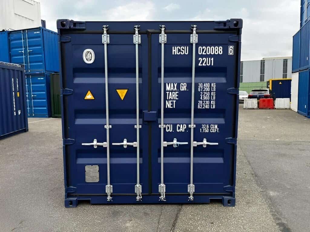 20ft x 8ft Used Shipping Container Open Top 4