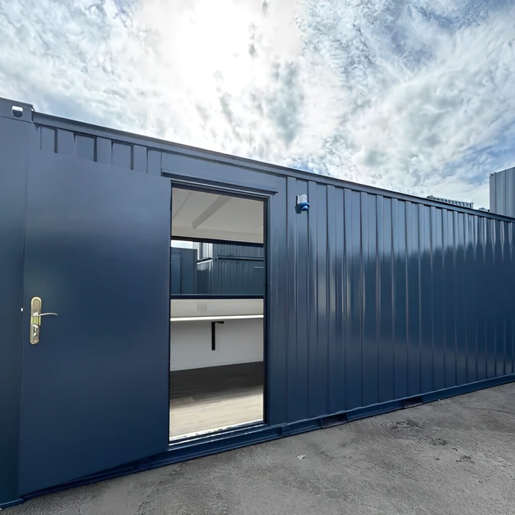21ft x 8ft Custom Cabin Office / Canteen | Picture Windows | Portable Building 3