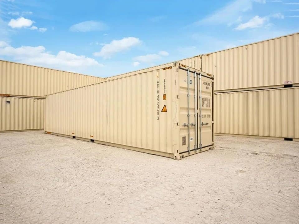 40′ High Cube New 1-Trip Double Door Steel Shipping Container 2