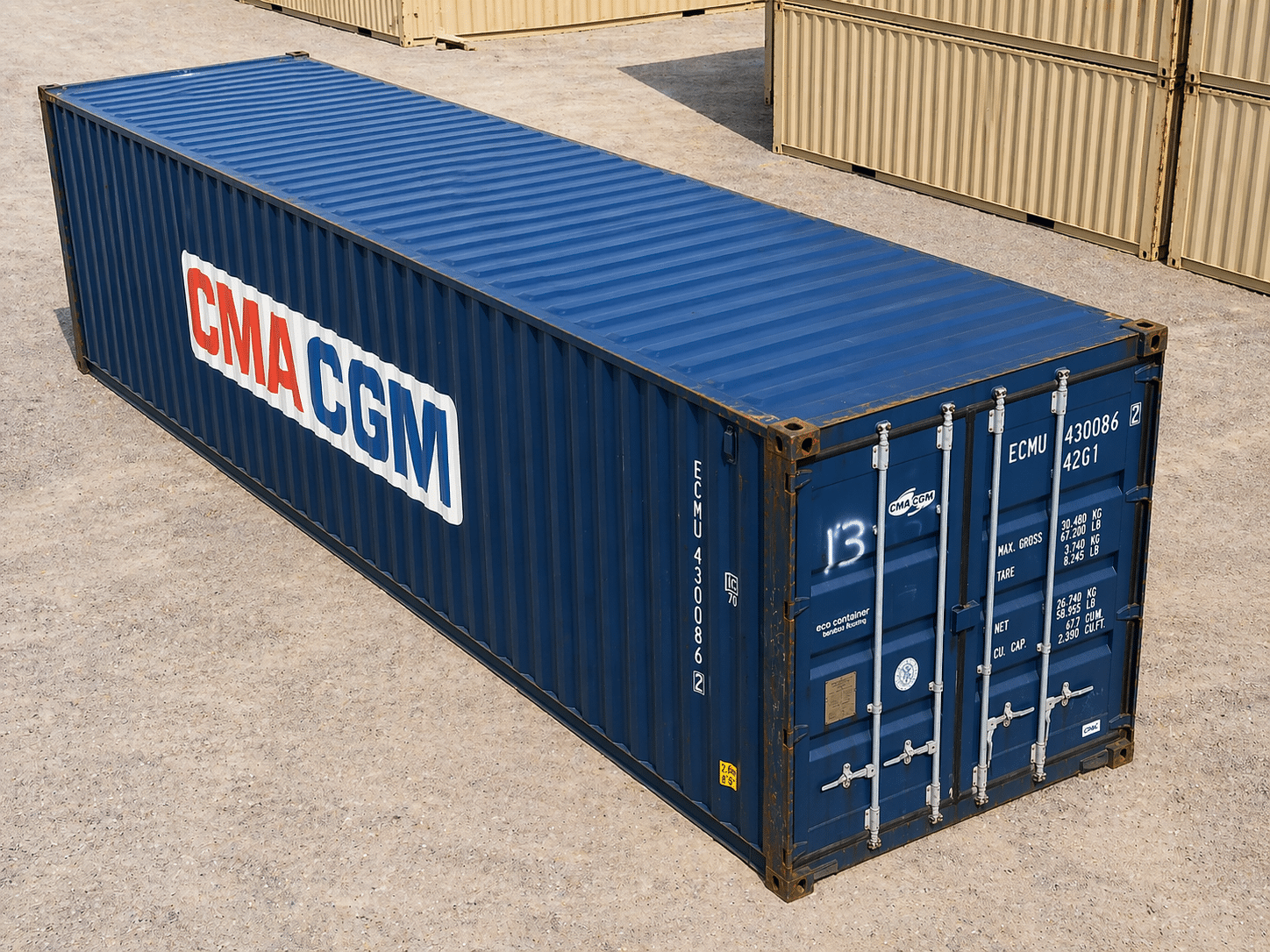 40ft Standard Wind and Watertight Shipping Container for Sale 4