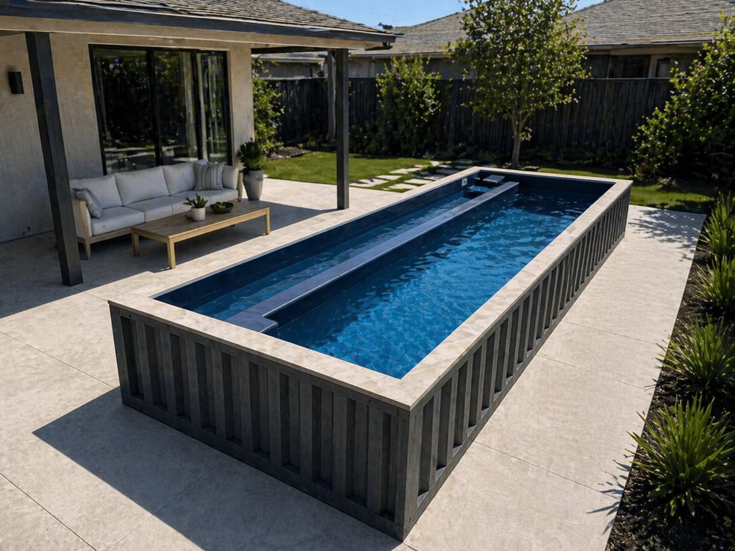 40FT Luxury Swimming Container Pool 6