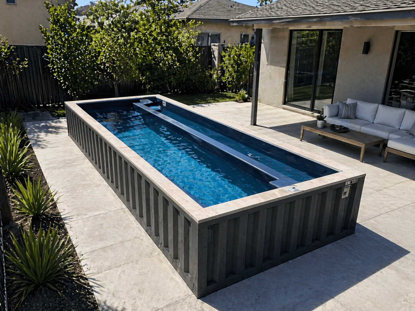 40FT Luxury Swimming Container Pool 7