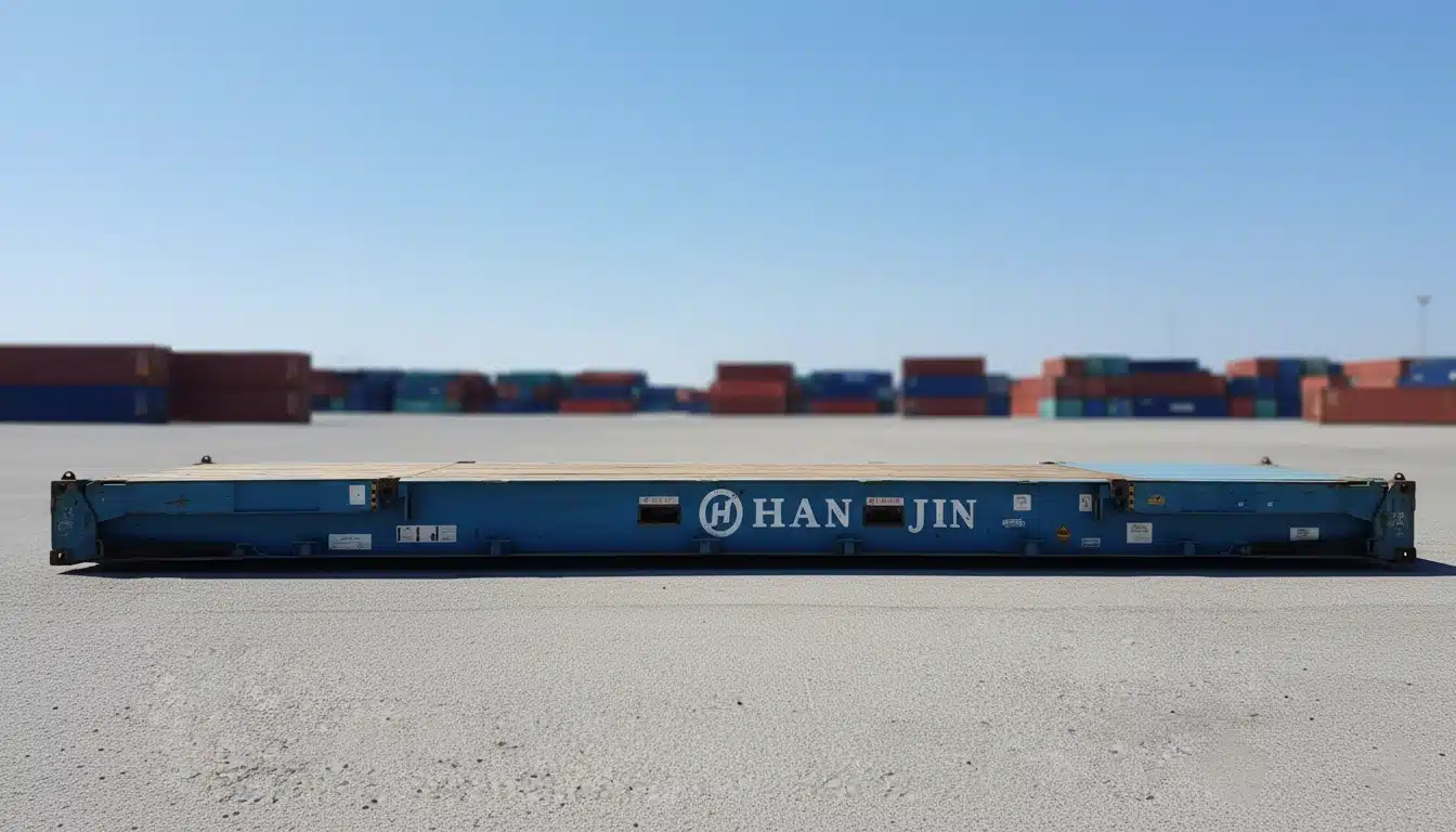 40ft Used Flat Rack Shipping Container for Sale 4