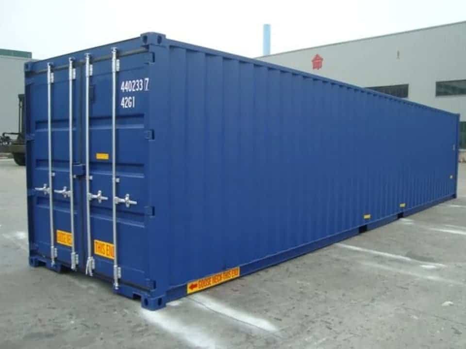40ft High Cube Double Door Shipping Container – New One Trip Tunnel Container 4